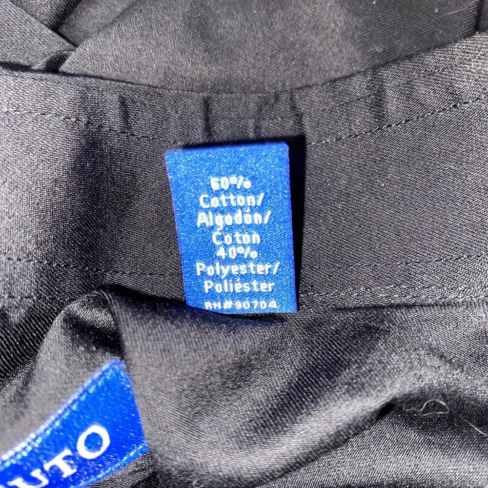 Vince Camuto Dress Shirt Mens 16 Black Slim Fit NEW WITH TAG !